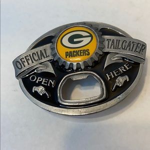 Green Bay Packers Belt Buckle! Let’s GO Packers!